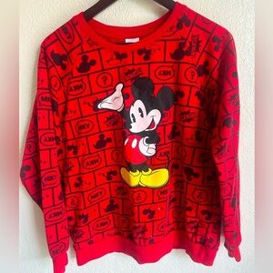 Disney Mickey Mouse Jr. Pullover Sweatshirt – Rare– Size Large